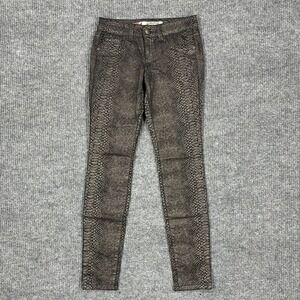 Grane Juliet Low Rise Jegging Womens Juniors Size 1 Stretch Snake Print